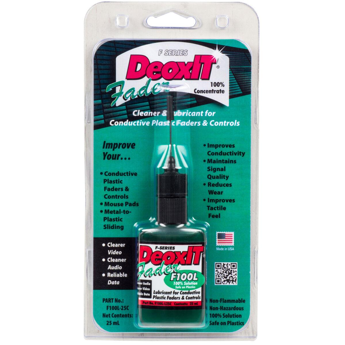 その他 F100L-L25C 6g7v4d0 Hosa F100L-L25C CAIG DeoxIT FaderLube, 100% Dropper, 25 ml